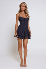 Sparkle Central Mini Dress Navy