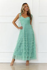 Forever In Fleur Maxi Dress Sage