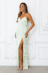 Sun Dance Maxi Dress Green