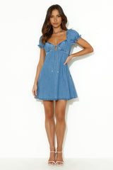 Lunch Dates Mini Dress Denim