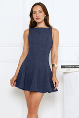 Greatness Girl Mini Dress Navy
