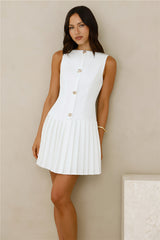 Luxe Intentions Mini Dress White