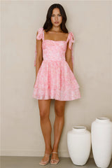 Soft Sunshine Mini Dress Pink