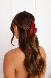 Cherry Pop Claw Clip Burgundy
