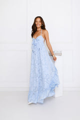 Falling Clouds Maxi Dress Blue