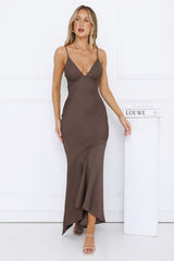 Live Action Maxi Dress Brown