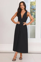 Chasing Daylight Maxi Dress Black