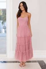 Never Declined Maxi Dress Pink