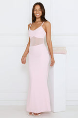 Electric Whimsy Maxi Dress Pink