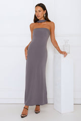 Starlight Serenade Maxi Dress Grey