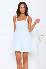 Sunset Snaps Mini Dress Blue