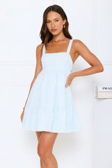 Sunset Snaps Mini Dress Blue