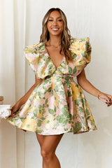 It's Giving Class Mini Dress Multi