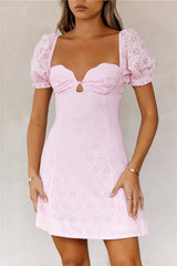 Strawberry Smoothie Mini Dress Pink