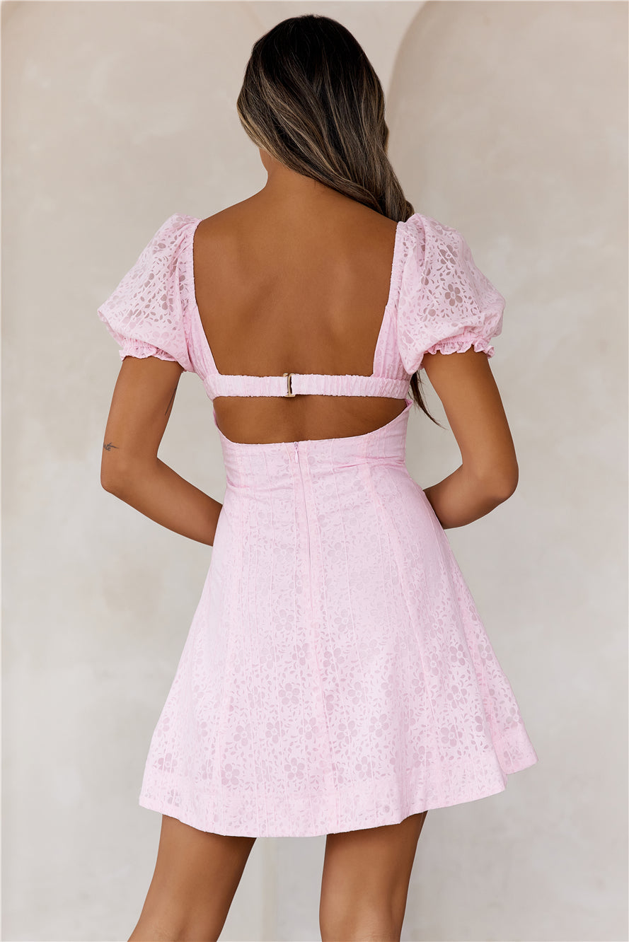 Strawberry Smoothie Mini Dress Pink