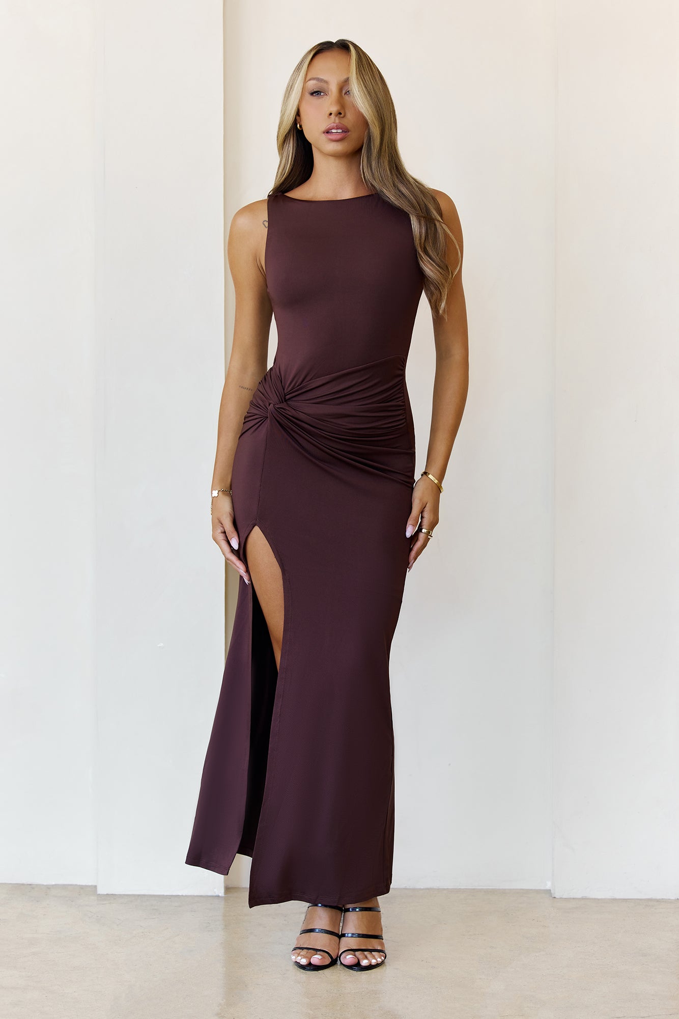 Closet Goals Maxi Dress Brown