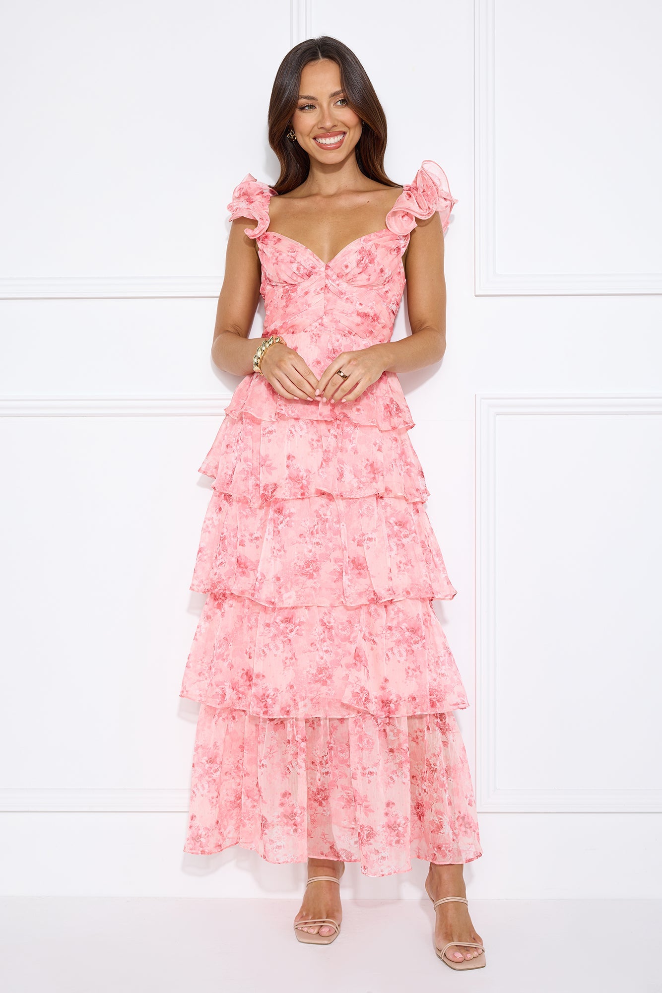 Sunbeam Soiree Maxi Dress Pink